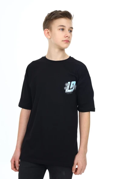 Toontoy Erkek Çocuk La Baskılı Tişört - Resim 11