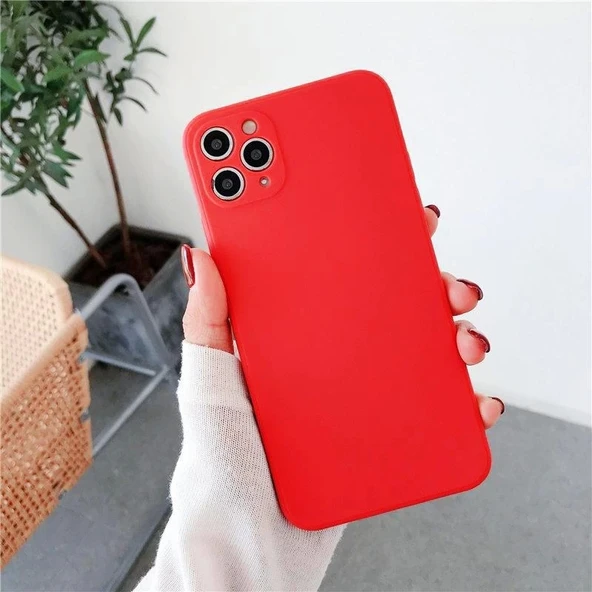 iPhone 13 Pro Max Lansman Likid Silikon Kamera Korumalı Kılıf - 4