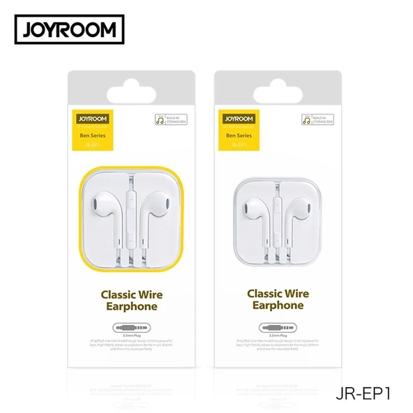 Joyroom JR-EP1 1.2m 3.5mm Mikrofonlu Kulak içi Kulaklık iPhone, iPad - 2