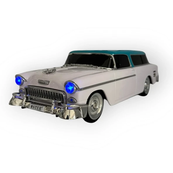 Beyaz WS-1955 Bluetooth Hoparlör Güçlü Ses, Şık Tasarım! - 2