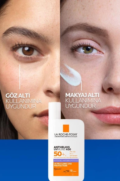 La Roche Posay Anthelios Uvmune Anti Dark Spots Fluid Koyu Leke Karşıtı Yüz Güneş Kremi SPF50+ - Resim 5
