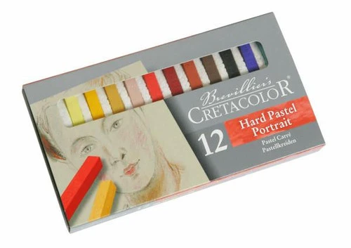 Cretacolor Carre Hard Pastel Set, Portrait Colors 12li ürün görseli 1