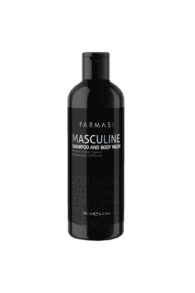 MASCULINE 2'Sİ 1 AARADA SAÇ VE VÜCUT ŞAMPUANI 360 ML