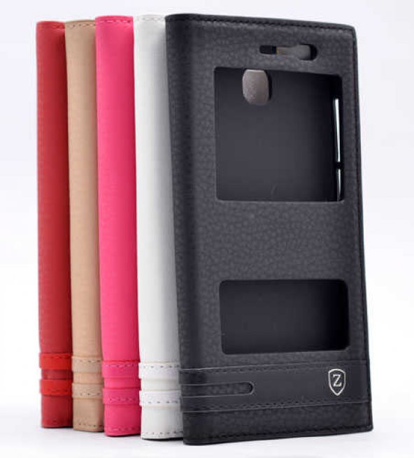 Huawei GR3 Kılıf Zore Elite Kapaklı Kılıf - 3