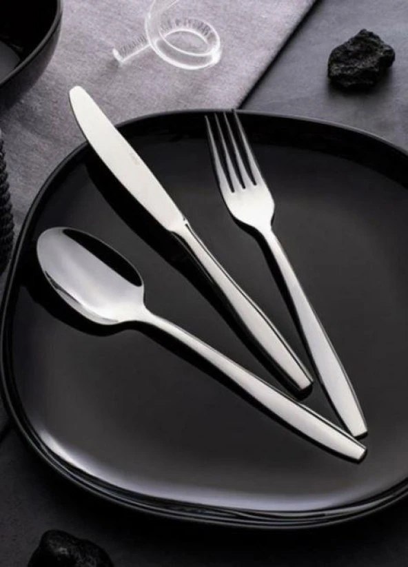 Nehir Sahra Sade Tatlı Bıçak 12 Parça