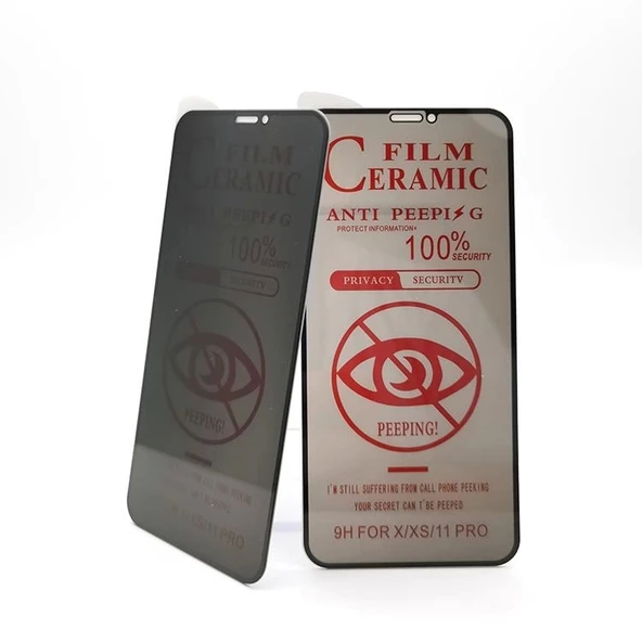 İphone 12/12 Pro Hayalet Privacy Fiber Nano Ekran Koruyucu - 5