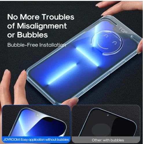 Joyroom İphone 13pro Max Privacy Filtreli Kurulum Aparatlı - 4