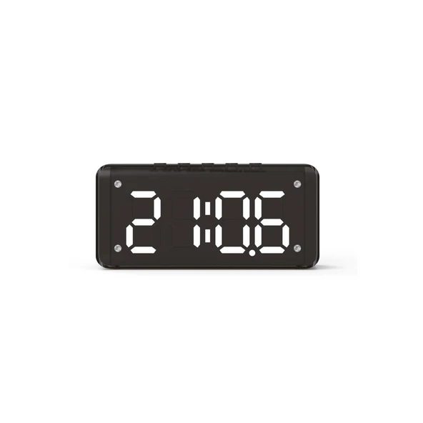 Sunix 6W 1800 Mah Led Işıklı Çalar Saat Bluetooth Hoparlör BTS-240 - 2