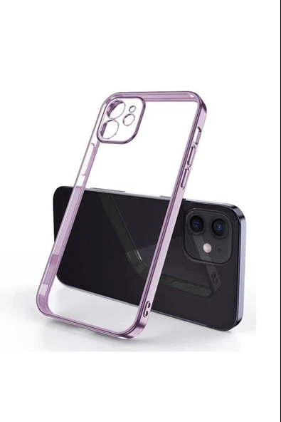 İphone 14 Pro Lazer Kamera Lens Korumalı Plating Telefon Kılıf&Kapak - Resim 2