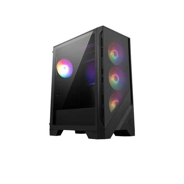 MSI MAG FORGE 121A B75 PCIE5  Rainbow Fanlı 750W Bronze Temperli Camlı ATX Bilgisayar Kasası - 5