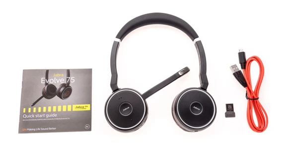 Jabra EVOLVE 75 Duo USB NC Kablosuz Kulak Üstü Kulaklık - 12