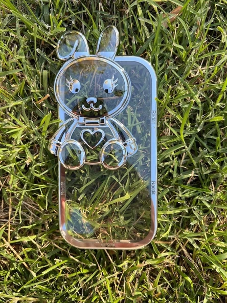 İphone 11 Stantlı Rabbit Silikon Telefon Kılıfı - 2