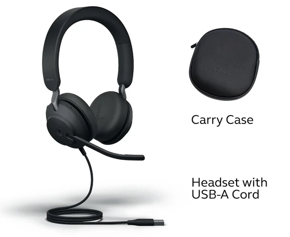 Jabra Evolve2 40 Duo USB-A Kulak Üstü Kulaklık - 9