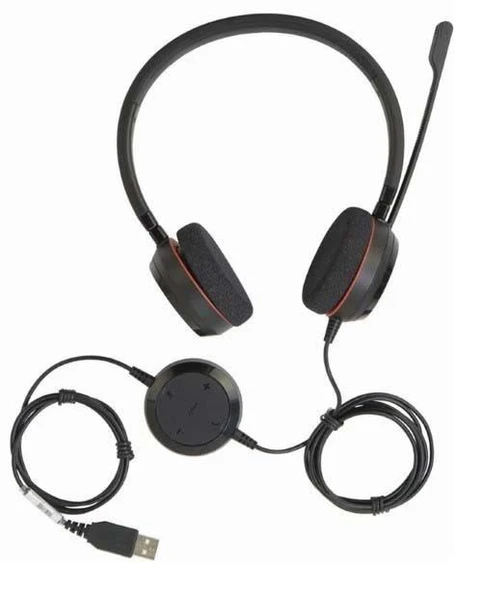 Jabra Evolve 20 Duo USB NC Mikrofonlu Kulak Üstü Kulaklık - 8
