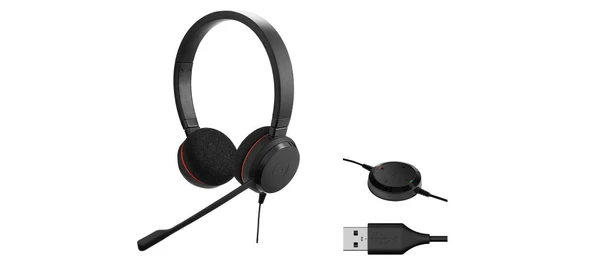 Jabra Evolve 20 Duo USB NC Mikrofonlu Kulak Üstü Kulaklık - 3
