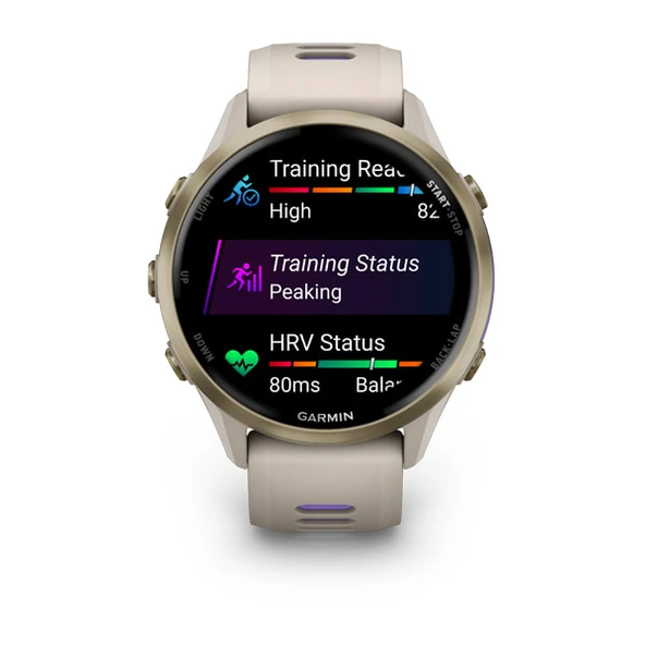 Garmin Forerunner 970 Soft Gold Titanyum | Gri - 6