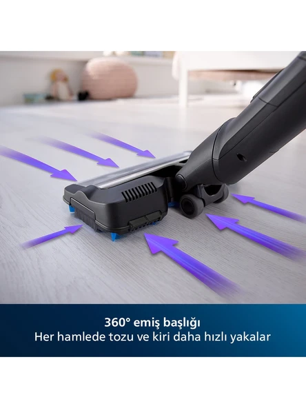 Philips Xc7040/01 Speedpro Max 25.2 V Dikey Şarjlı Süpürge - 3