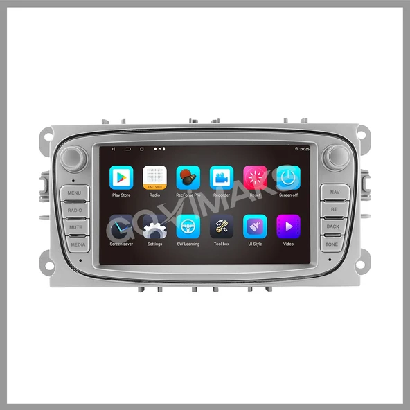 GOVİMAKS FORD CONNECT-MONDEO-FOCUS OVAL GRİ 4 GB RAM 64 GB HAFIZA ANDROID MULTIMEDIA TEYP - 3