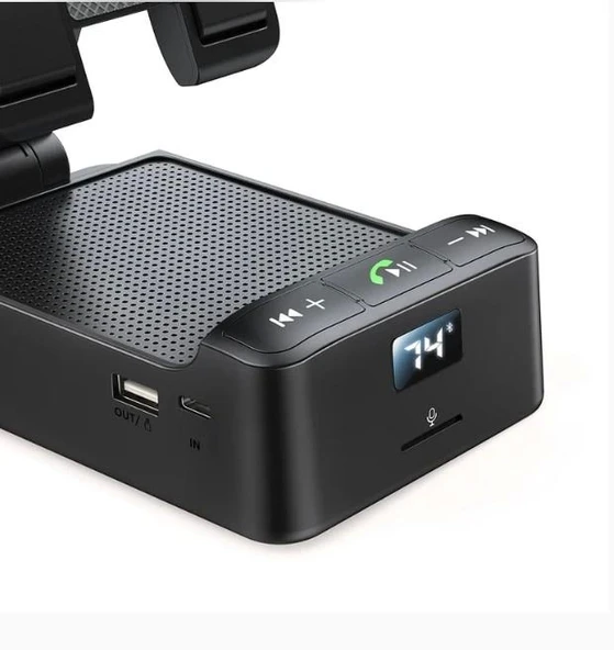 Joyroom 3 in 1 Telefon Tutuculu Dijital Ekranlı Katlanabilir Hopörlör - Resim 3