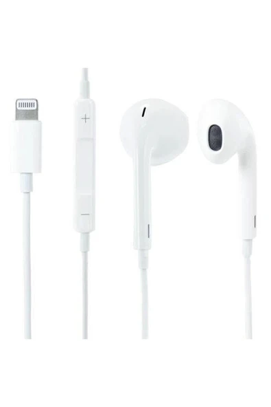 İphone Uyumlu Lightning Kablolu Tak Çalıştır Kulaklık - 2