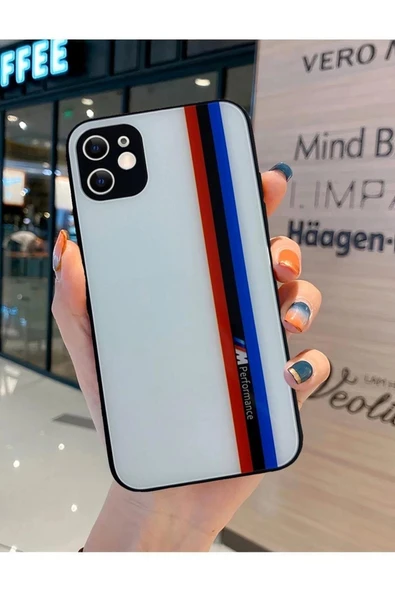 İphone 14 Plus M Performance Tasarımlı Cam Telefon Kılıfı - 2