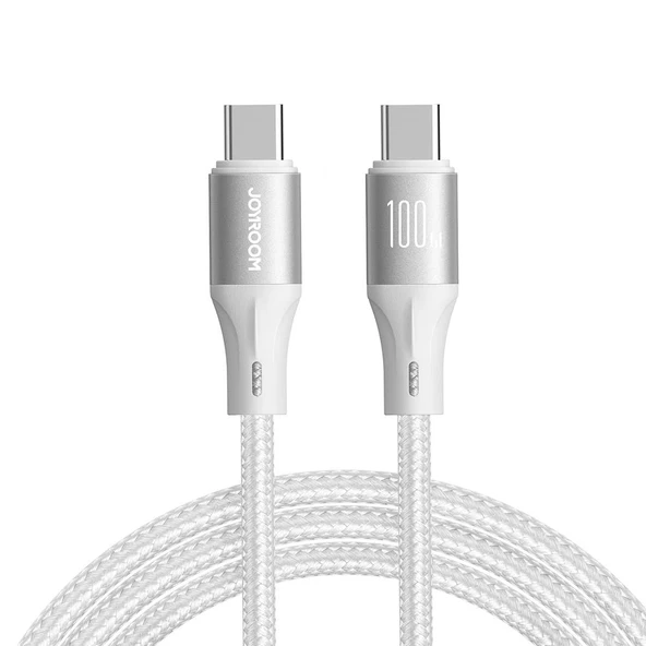 Joyroom 100W Type-C-Type-C Metal Hızlı Şarj Kablosu 1.2 Metre - 2