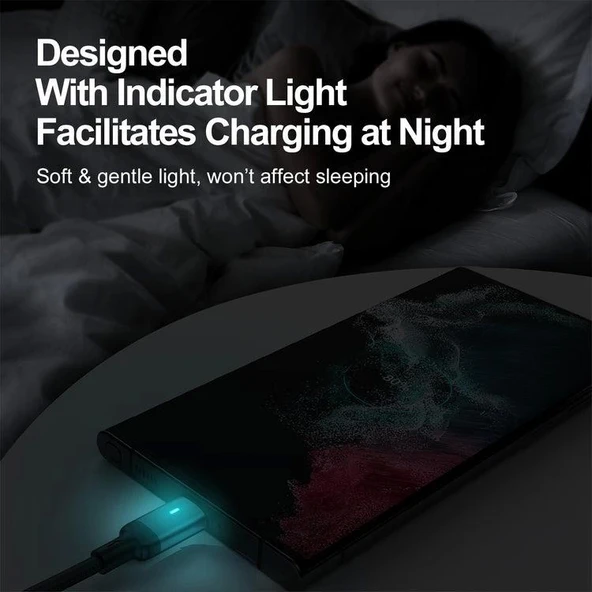 Joyroom 100W Type-C'den Type-C Örgü Şarj Ve Data Kablosu 3 Metre - Resim 5