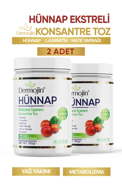 DERMOJİN 2 Adet Hünnap Ekstresi İçeren Konsantre Toz