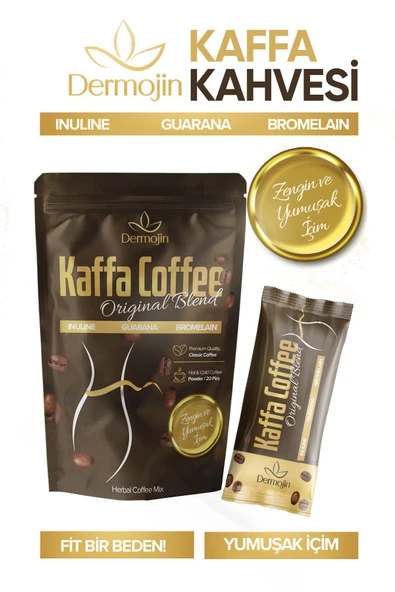 DERMOJİN Kaffa Detoks Kahvesi ( Inulın , Bromelaın ,guarana )