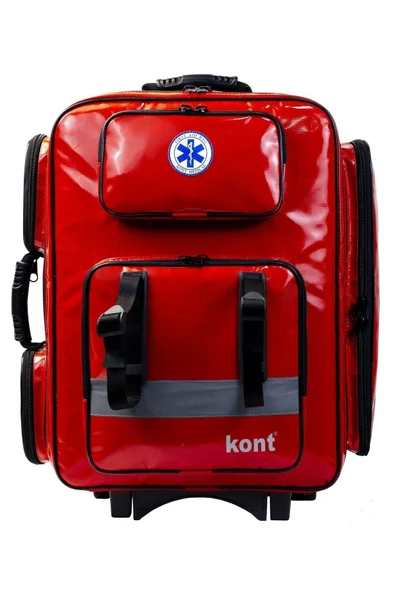 KONT MEDİKAL Acil Müdahale Sırt Çantası Çekçekli