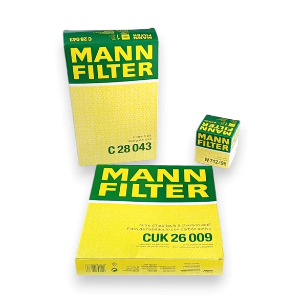 VW Passat B9 2024-2027 1.5TSi Motor Filtre Bakım Seti Mann