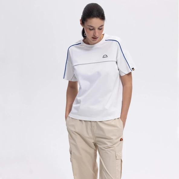 Ellesse Oversıze Kadın Kırık Beyaz Tişört EF389-OF - 2