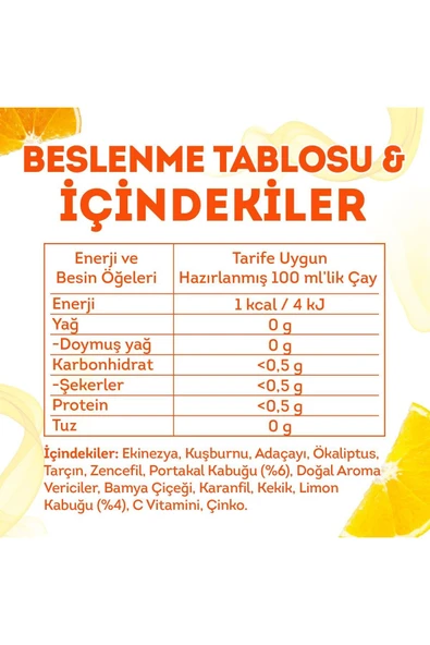 LİPTON C VİTAMİNLİ BARDAK POŞET ÇAY PORTAKAL LİMON ÇİNKO 18'Lİ - 3