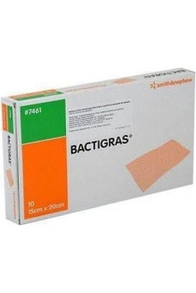 BACTİGRAS 15x20 10 Adet Yara Örtüsü Tül Örtü