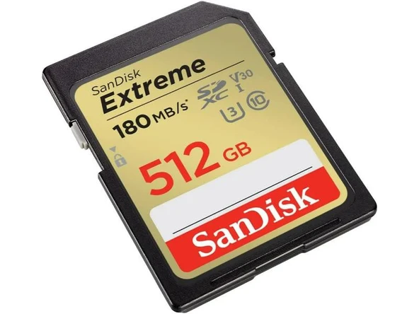 SanDisk Extreme 512GB 180MB/s SD UHS-I 4K UHD Hafıza Kartı SDSDXVV-512G-GNCIN - 2