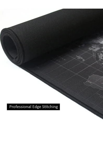 Aksesuarcı Dünya Desenli Yüksek Kaliteli Xxl Gamer Mousepad 90x40 - 4