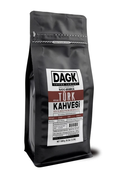 DAGK 1000 GR NİTELİKLİ TÜRK KAHVESİ AD.