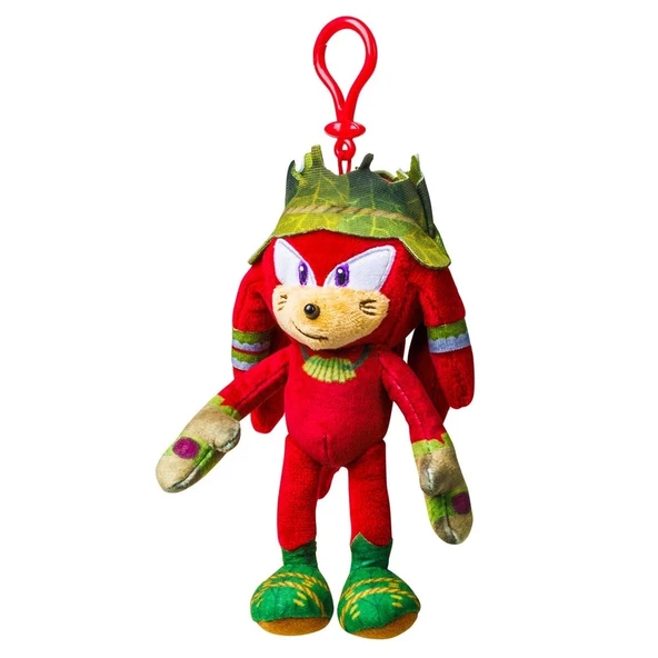 Sonic Askılı Pelüş Figür - Knuckles 20 cm - 2