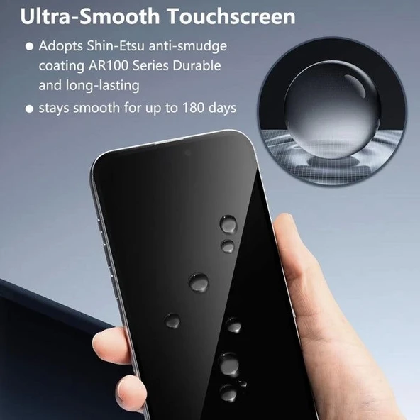 Joyroom İphone 16 Pro Max Uyumlu Gerçek Corning Gorilla Glass Cam Ekran Koruyucu - 2