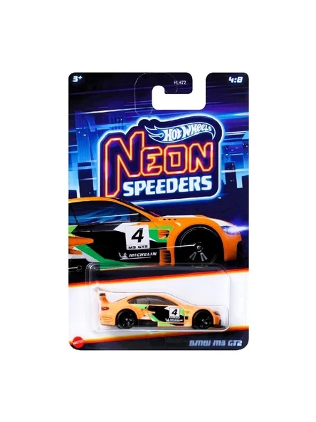 Hot Wheels Neon Yarışçılar HLH72 - Bmw M3 Gt2 HRW78 ürün görseli