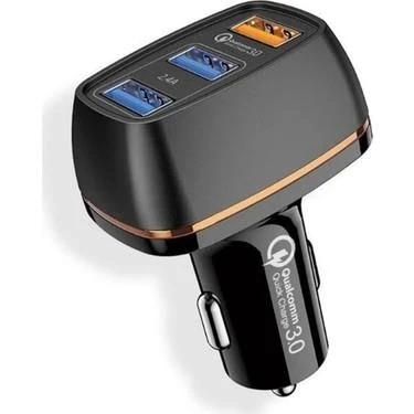 Joyroom C-M303 QC 3.0 30W 3xUSB Araç Şarj Cihazı - Resim 2