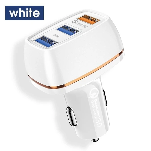 Joyroom C-M303 QC 3.0 30W 3xUSB Araç Şarj Cihazı - Resim 4