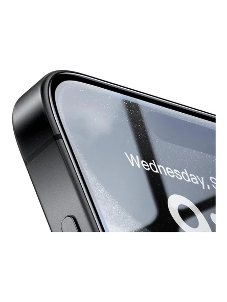 iPhone 16 (6.1) Hd Kırılmaz Cam Tam Kaplayan Ekran Koruyucu - Resim 5
