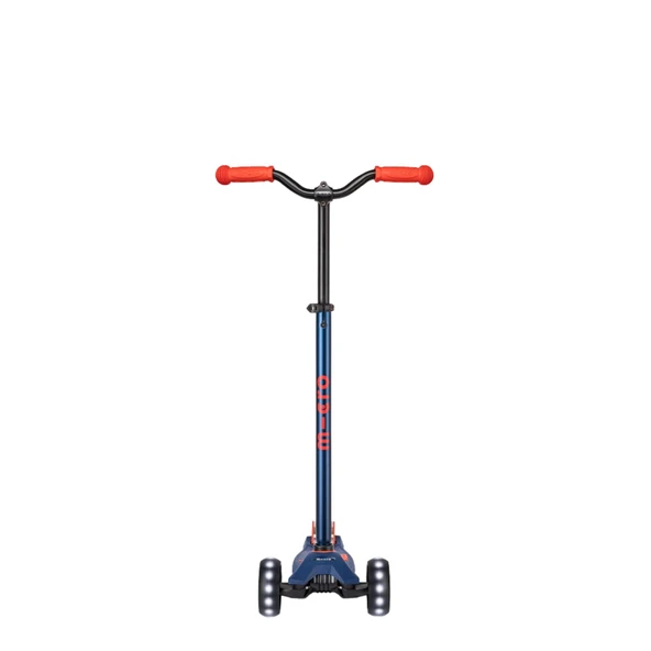 Micro Maxi Deluxe Pro LED 3 Tekerli Işıklı Çocuk Scooter Navy Red - 3