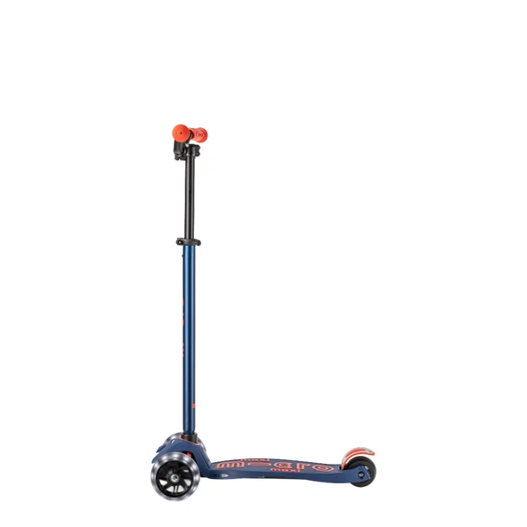 Micro Maxi Deluxe Pro LED 3 Tekerli Işıklı Çocuk Scooter Navy Red - 5