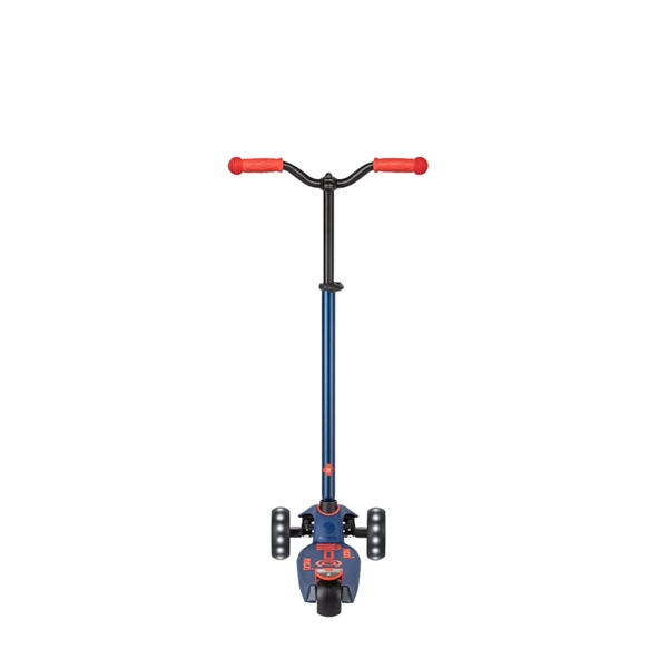 Micro Maxi Deluxe Pro LED 3 Tekerli Işıklı Çocuk Scooter Navy Red - 4