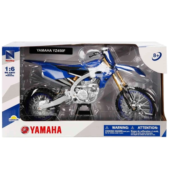 Sunman NewRay 1:6 Yamaha YZ450F Model Motosiklet ürün görseli