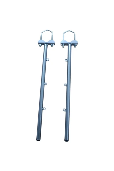 Balkon Kurutmalığı Metal Çamaşır Askılığı Gri Küpeşte