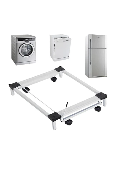 Metal Beyaz Eşya Altlığı Çamaşır Makinesi, Bulaşık Makinesi ve Buzdolabı Altlık