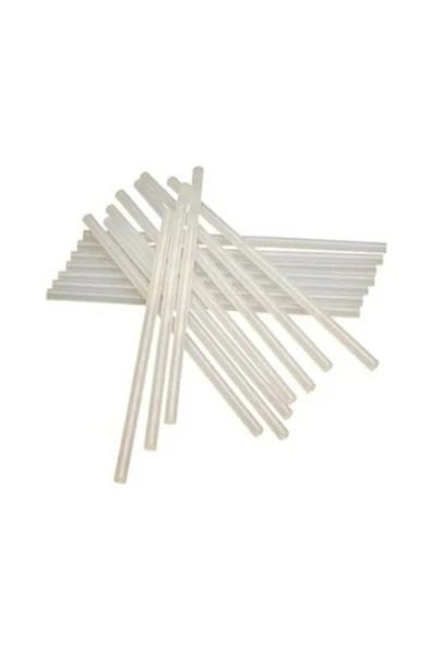 15 Adet Sıcak İnce Mum Silikon 7 mm Boy 15 Cm